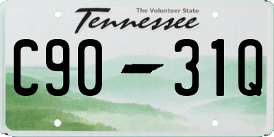 TN license plate C9031Q