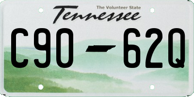 TN license plate C9062Q