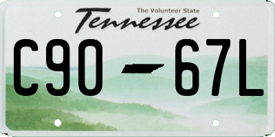 TN license plate C9067L