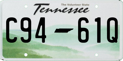 TN license plate C9461Q