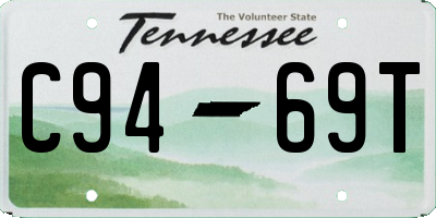 TN license plate C9469T