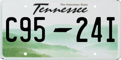 TN license plate C9524I