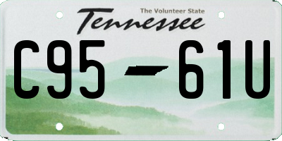 TN license plate C9561U