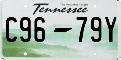 TN license plate C9679Y