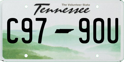 TN license plate C9790U