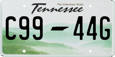 TN license plate C9944G