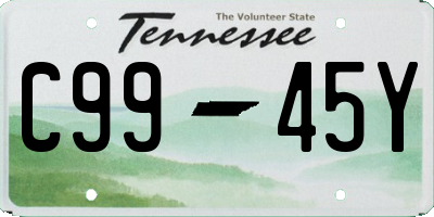 TN license plate C9945Y