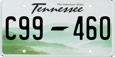 TN license plate C9946O