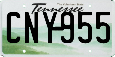 TN license plate CNY955