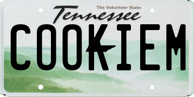 TN license plate COOKIEM