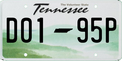 TN license plate D0195P