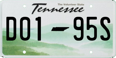 TN license plate D0195S
