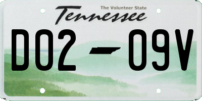 TN license plate D0209V