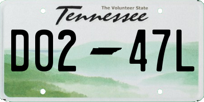 TN license plate D0247L