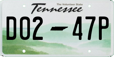 TN license plate D0247P