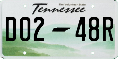 TN license plate D0248R