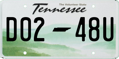 TN license plate D0248U