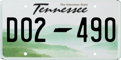 TN license plate D0249O