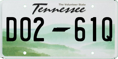 TN license plate D0261Q