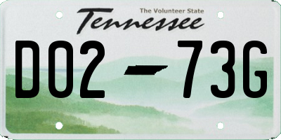TN license plate D0273G