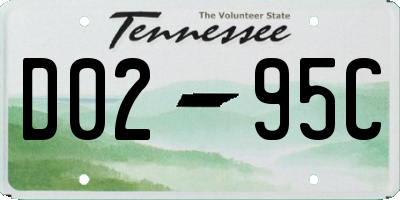 TN license plate D0295C