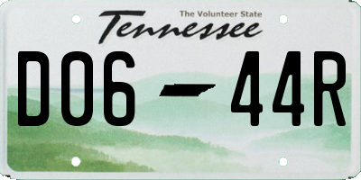 TN license plate D0644R