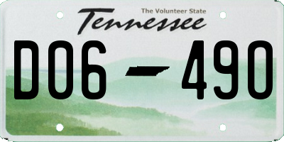 TN license plate D0649O