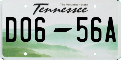 TN license plate D0656A