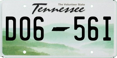 TN license plate D0656I