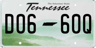 TN license plate D0660Q