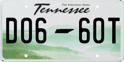 TN license plate D0660T