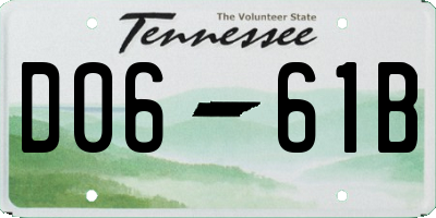 TN license plate D0661B