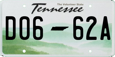 TN license plate D0662A