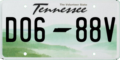 TN license plate D0688V