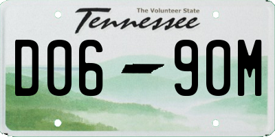 TN license plate D0690M