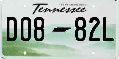 TN license plate D0882L