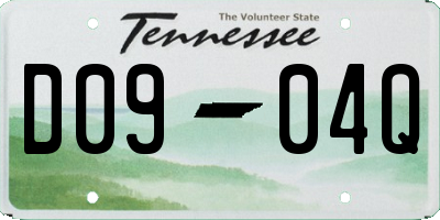 TN license plate D0904Q