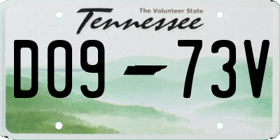 TN license plate D0973V