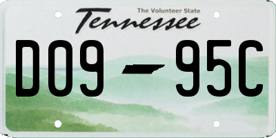 TN license plate D0995C