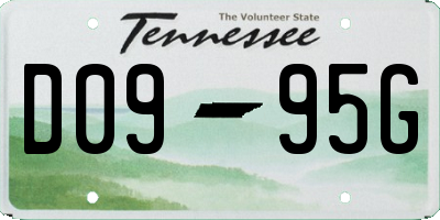 TN license plate D0995G