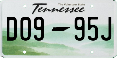 TN license plate D0995J