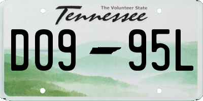 TN license plate D0995L