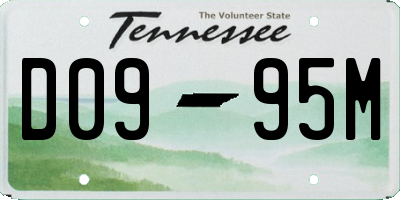 TN license plate D0995M