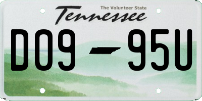 TN license plate D0995U