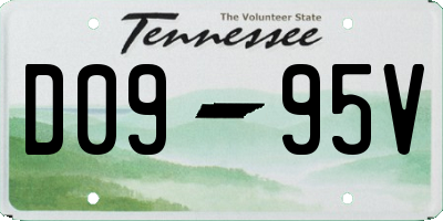 TN license plate D0995V