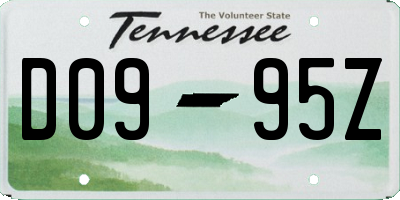 TN license plate D0995Z