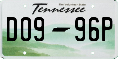 TN license plate D0996P