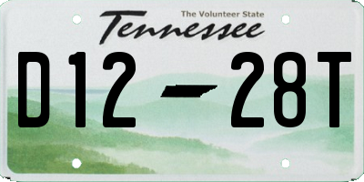 TN license plate D1228T