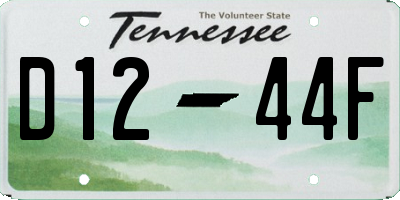 TN license plate D1244F