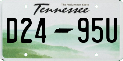 TN license plate D2495U